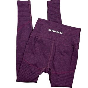 Alphalete OG Revival leggings Burgundy sz XS